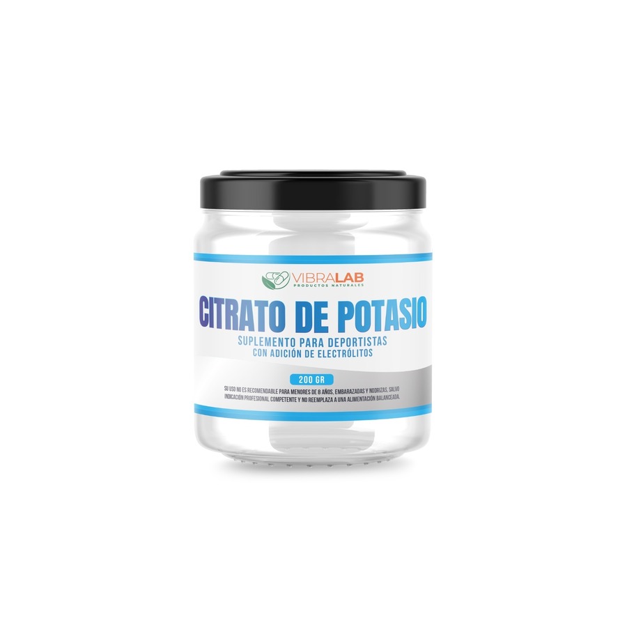 Vitaminas Y Minerales Vibra Lab Citrato De Potasio En Polvo 200 G 7140